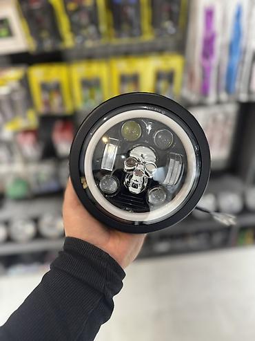 moto angel: Motosiklet üçün 7 düym LED faralar – müxtəlif dizayn seçimləri - — 1