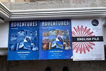 intermediate: Б/у Учебные пособия по английскому языку Oxford Solutions, Adventures — 5