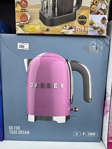 amazon oasis: Электрический чайник Uakeen - Объем: 2 литра - Мощность: 2200 Вт — 1