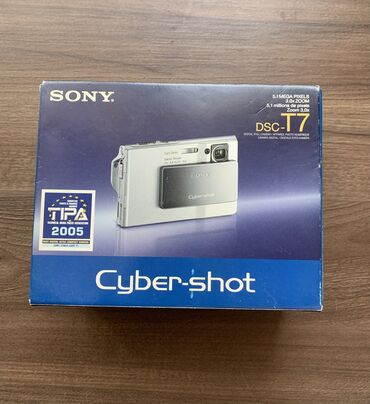 цифровой фотоаппарат sony cyber shot dsc h300: SONY DSC T7. Yaxşı vəzziyətdədir. Dünyanın ən nazik kamerası. Retro