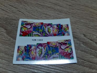 Nega noktiju: Vodene slicice za nokte 
Cena je za komad 20din — 3