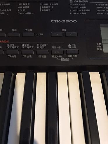 Синтезаторы: Синтезатор Casio CTK-3300 Чувствительные к нажатию клавиши, большие — 3