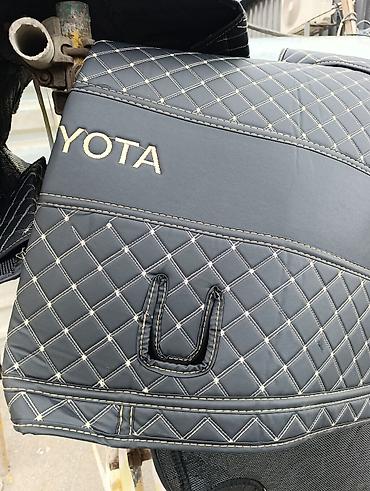 55: 5D Экокожа Полики Для салона Toyota, цвет - Черный, Новый, Платная доставка, Самовывоз — 1