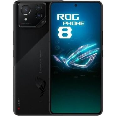 asus rog phone 8 pro цена в бишкеке: Asus ROG Phone 8, Б/у, 256 ГБ, цвет - Черный, 2 SIM