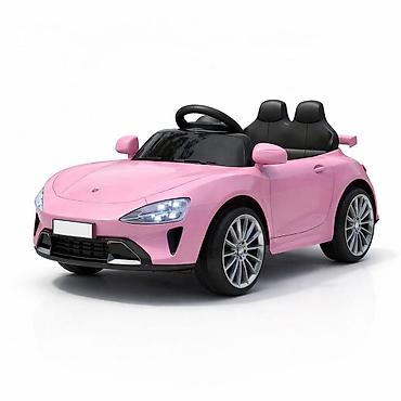 sivi tech fleece: Automobil za decu na akumulator Sport Plus Roze (12V) – SM-25106R-290 — 2