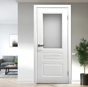 silver kitchen: Межкомнатная дверь в классическом стиле - Материал полотна — 1