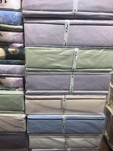 bed sheets: Комплекты постельного белья 100% хлопок, однотонные в фирменных чехлах — 3