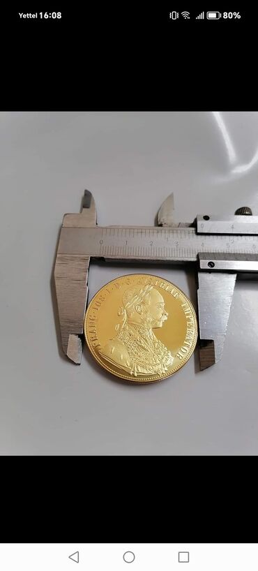 Ostali predmeti za umetnost i kolekcionarstvo: Dukati 24K pozlata Franc Jozef (replika) veoma malo odstupaju od — 12