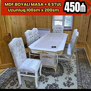Ev və bağ: Stol stul dəstlərimiz hər ölçüde her madelde Ucuz və keyfiyyətli Bizde — 3
