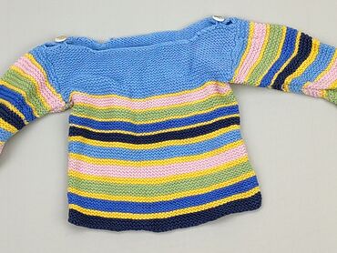 sweterek z dekoltem: Sweter, 0-3 m, stan - Dobry