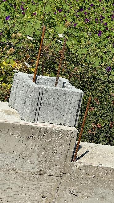 Пескоблок: Пескоблок Рваный, Заборный, 190x190x390, Платная доставка — 2