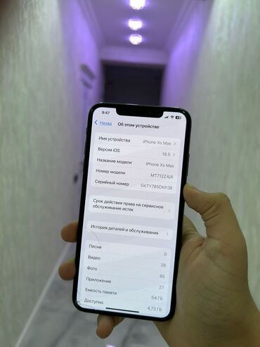 Apple iPhone: IPhone Xs Max, 64 GB, Face ID