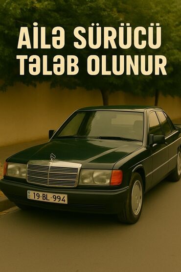 Digər ixtisaslar: Təcili ailə sürücüsü tələb olunur. Ailə sürücüsü vəzifəsində mütləq