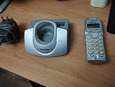 telefon duyməli: Stasionar telefon Panasonic, Simsiz, İşlənmiş, Ödənişli çatdırılma — 5