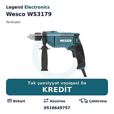 kreditle drel: Elan başlığı: Perforator Wesco WS3179 Elan mətni: Wesco WS3179 — 1