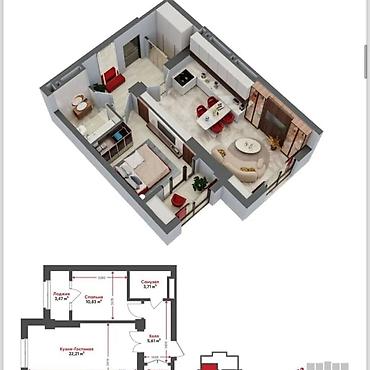 Продажа квартир: 2 комнаты, 48 м², Элитка, 12 этаж, Готовая ПСО (под самоотделку) — 2