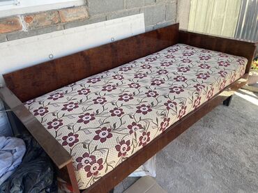 однаспалный кровать: Односпальная кровать, С матрасом, длина - 195 см