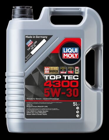 моторное масло бишкек: LIQUI MOLY TOP TEC 4300 5W-30 Рекомендуется для бензиновых двигателей