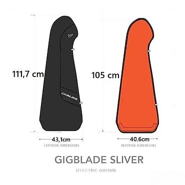 bas gitara cena: GRUV GEAR GIGBLADE SLIVER - ELECTRIC GUITAR TORBA | Slanje po — 2