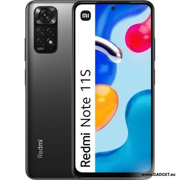 redmi note 10 бу: Redmi, Redmi Note 11S, Б/у, 128 ГБ, цвет - Черный, 2 SIM