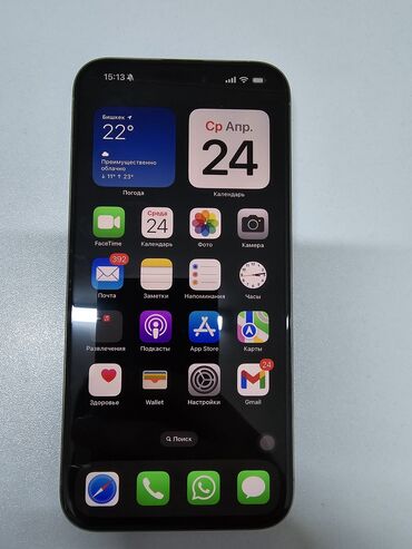IPhone 15 Pro Max, Б/у, 256 ГБ, Зарядное устройство, Защитное стекло, Чехол, 100 %