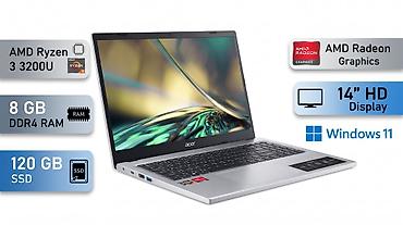 acer ferrari: İşlənmiş Acer Aspire, 15.6 ", AMD Ryzen 3, 128 GB — 7