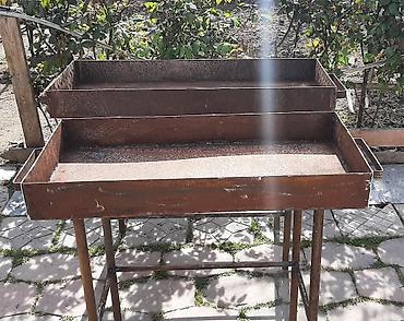 Manqallar, qrillər, barbekyu: 4mm lik listdən hazırlanıb. Qiymətlər ölçüyə görə dəyişir. İstənilən — 3