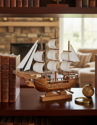 Gəmi modelləri: Əl işi olan bu taxta gəmi modeli, dəniz mövzularını sevənlər üçün -da lalafo.az — 7 Gəmi modelləri: Əl işi olan bu taxta gəmi modeli, dəniz mövzularını sevənlər üçün — 7