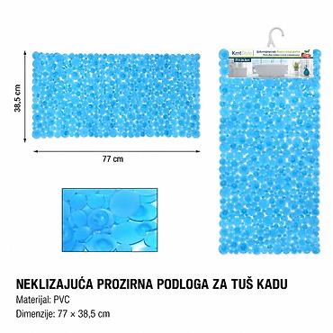 KMT Prozirna plava prostirka za kadu – tačkice (Kmt Style) -