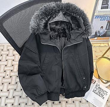 oversize kurtka: Kisi ve xanim ucun UNISEX - Material: sıx toxumalı üst parça; içlik — 3