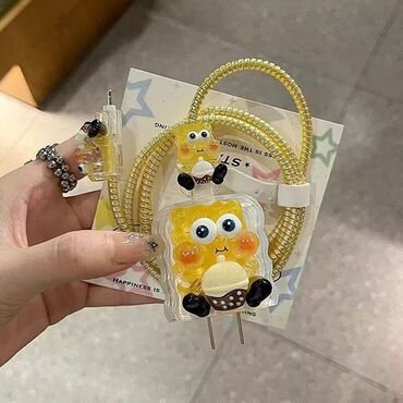 айфон адаптер: Оригинальные тематические зарядные устройства с кабелем для