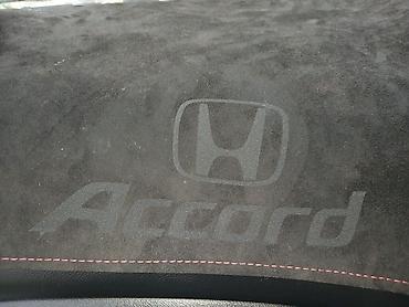 химя: Алькантара Накидка на панель Honda, цвет - Черный, Новый — 5
