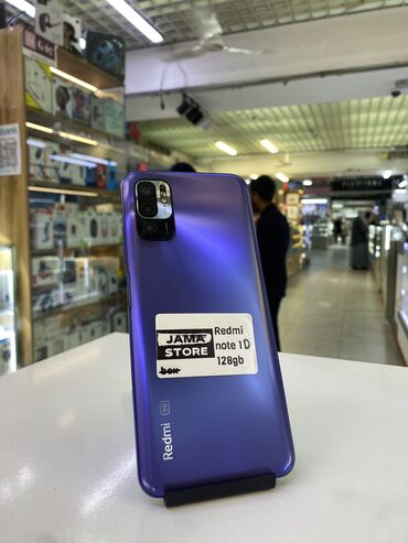 аренда компютер: Redmi, Redmi Note 10, Колдонулган, 128 ГБ, түсү - Көк, 2 SIM