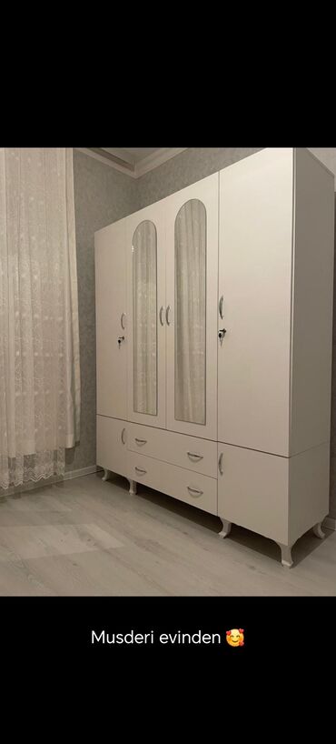 Dolablar: Yeni, Açılan, 4 qapılı Düz dolab, Dolab-asılqan, Türkiyə — 7