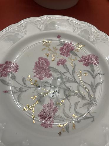 qedimi qablar aliram: Nahar dəsti, rəng - Ağ, Farfor, 6 nəfərlik, Almaniya — 2