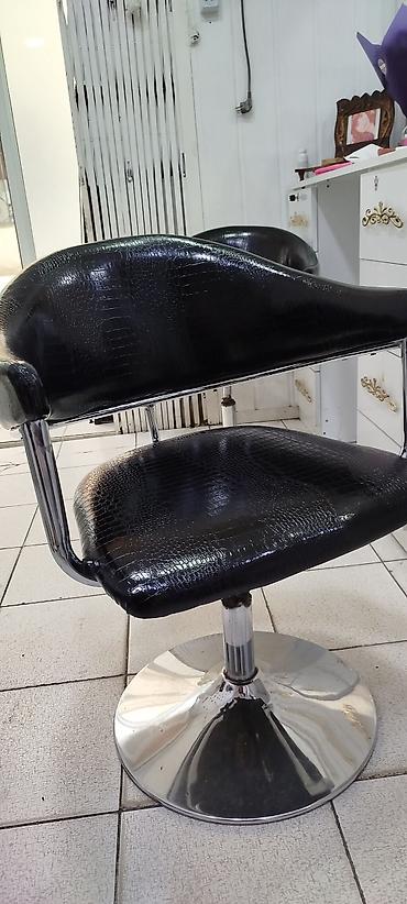 lalafo salon kreslosu: Salon kreslosu 3 ədədi 100 manat yeni kimidi sadəcə dəmirində problem — 1