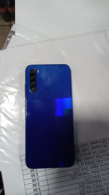 xiaomi redmi note 5a: Xiaomi Redmi Note 8, 32 ГБ, цвет - Синий, 
 Отпечаток пальца