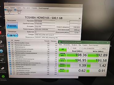 cd card: Накопитель для ПК, Б/у, Toshiba, HDD, 3.5" — 2