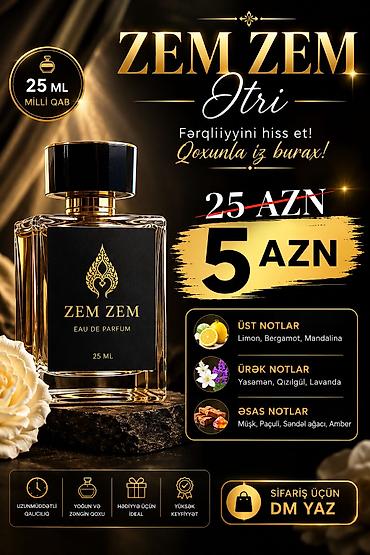 Şəxsi əşyalar: Premium ətir kolleksiyası – 25 ml milli qablar 1) Gucci Guilty Men – — 4