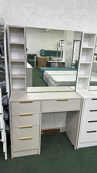 Комоды для одежды: Комод для одежды, Новый, С зеркалом, ЛДСП, цвет - Белый, Серый, Бежевый, Бесплатная доставка — 13