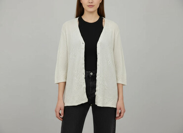 sweter oversize: Kardigan damski, rozmiar M
