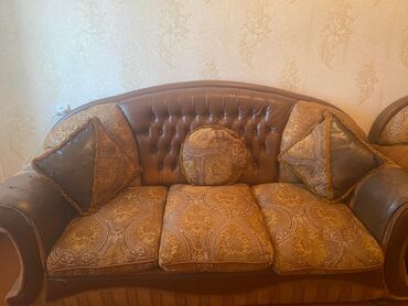 кресло кровать баку: İşlənmiş, Klassik divan, 2 kreslo, Divan