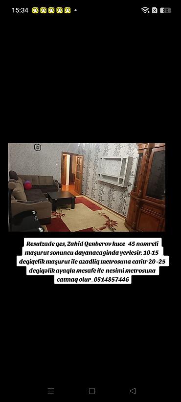 binə ev satisi: Resulzade qes, Zahid Qenberov kuce 45 nomreli maşurut sonuncu — 1