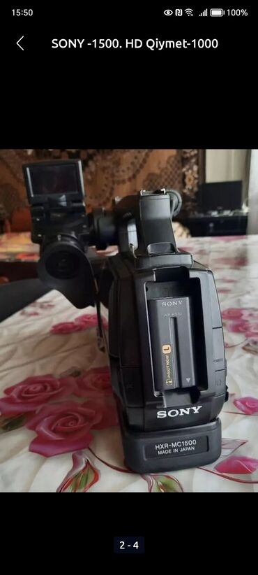 işlənmiş kamera: Kamera sony 1500