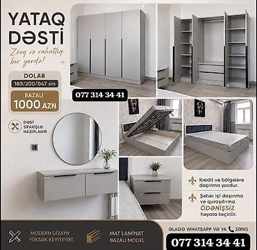 Yataq dəsti – zövq və rahatlıq bir yerdə! Komplekt tərkibi: - 4