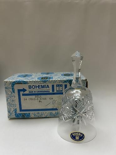 Другой декор и предметы интерьера: Bohemia kəsimli kristal zəng - Brend: Bohemia - Mənşə: Çexoslovakiya — 1