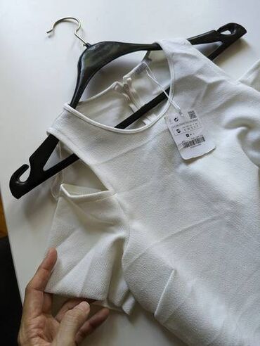 srebrni lancic sa krstom: S (EU 36), color - White, Zara