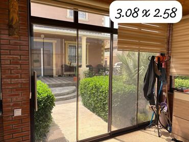 işlemiş qaplar: Louvered doors Стекло
