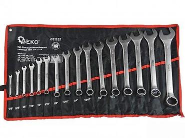 Setovi ručnog alata: GEKO G11152 – set kombinovanih ključeva (colovni) - Profesionalni set — 6