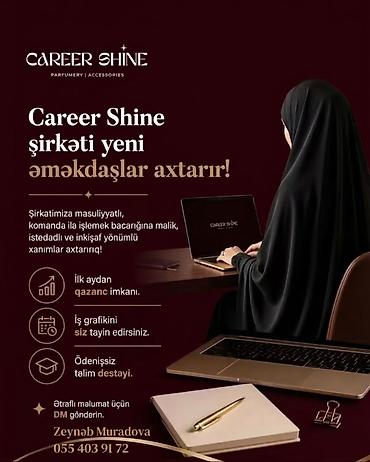 iş elanları market: Career Shine Network Marketing şirkəti❤️‍🔥 Ətir alaraq qazan ❤️‍🔥 İki — 1
